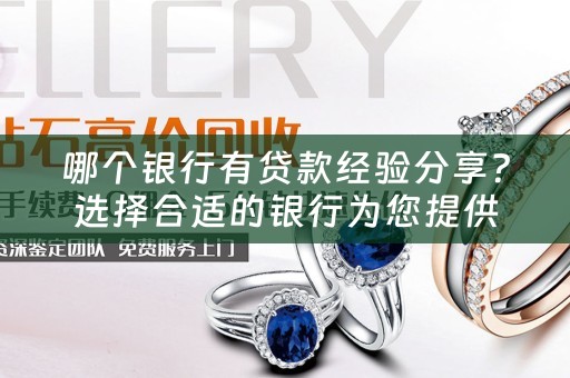 哪个银行有贷款经验分享？选择合适的银行为您提供最佳贷款体验 